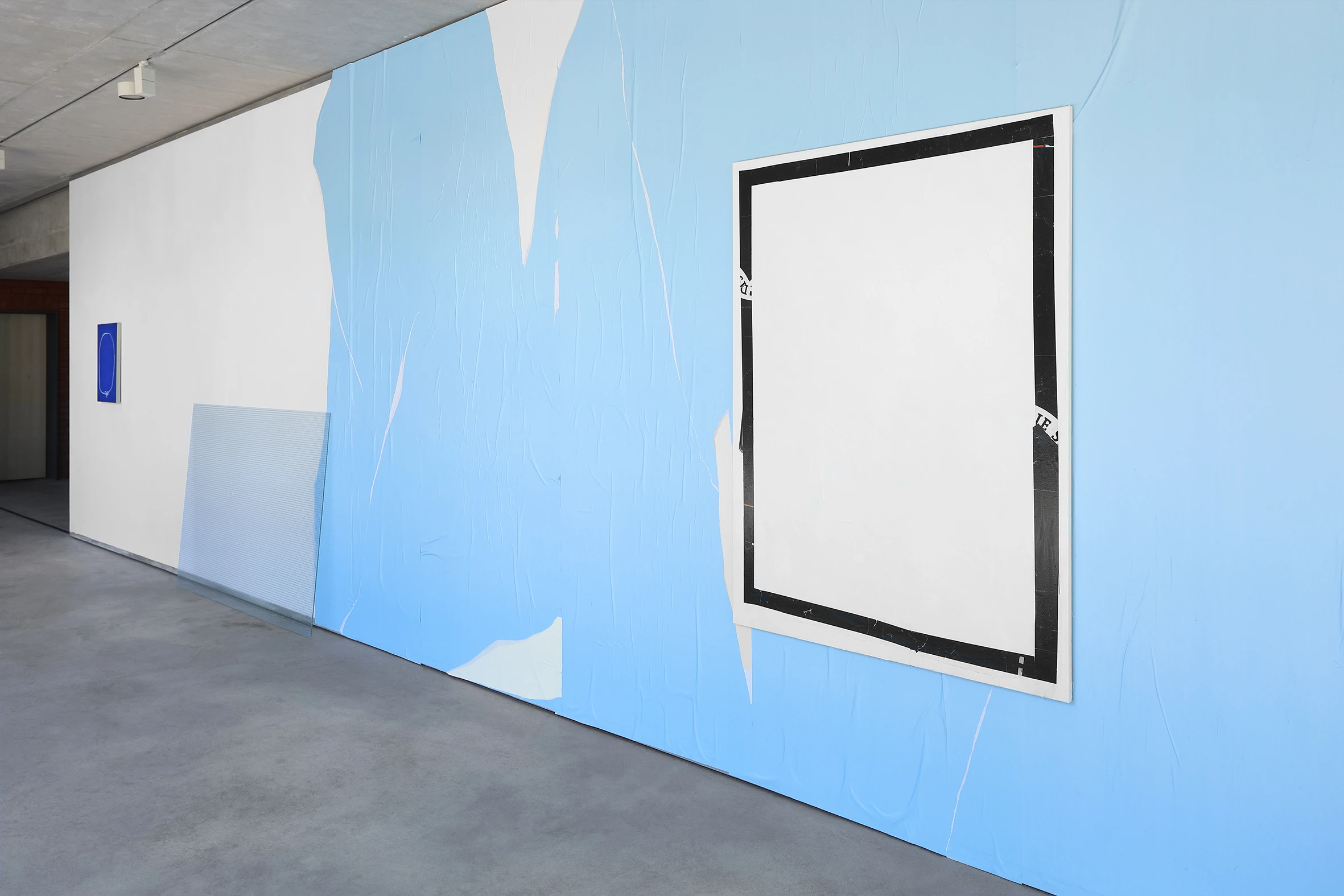 The light burns blue