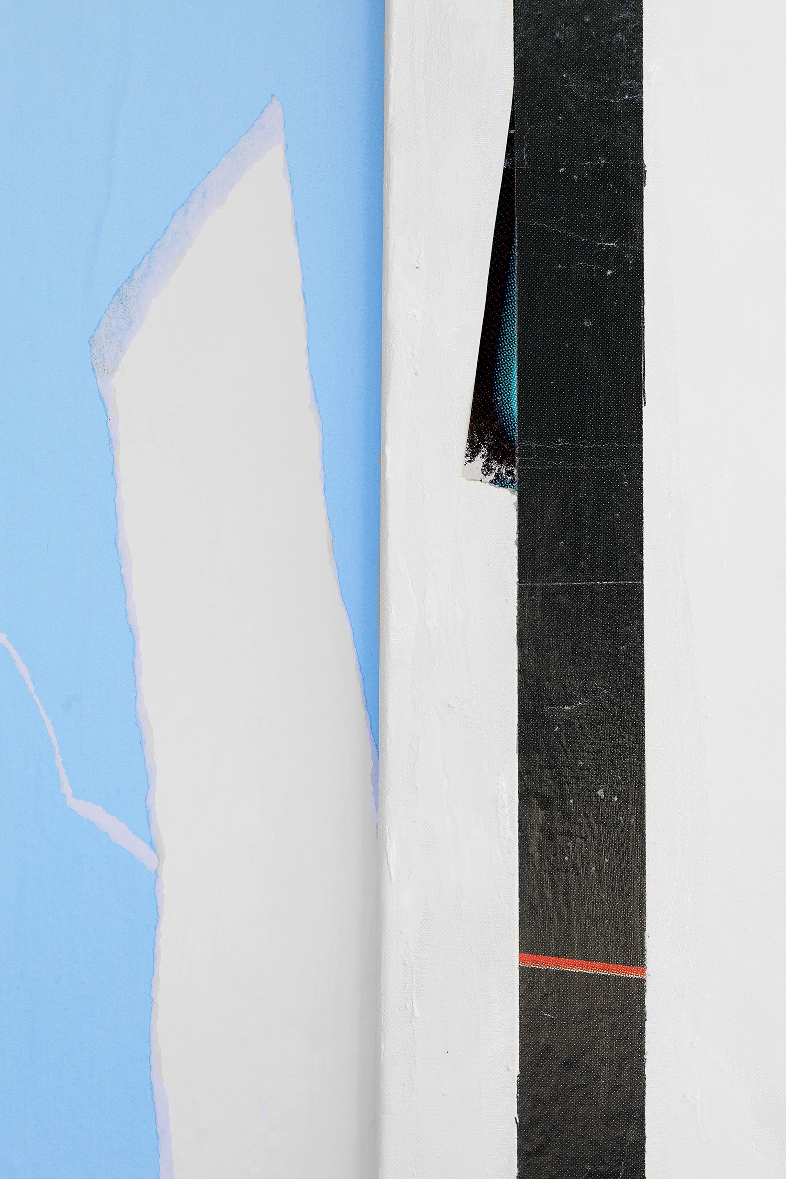 The light burns blue